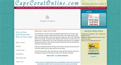 Desktop Screenshot of capecoralonline.com